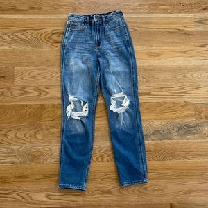 Hollister high rise mom jeans